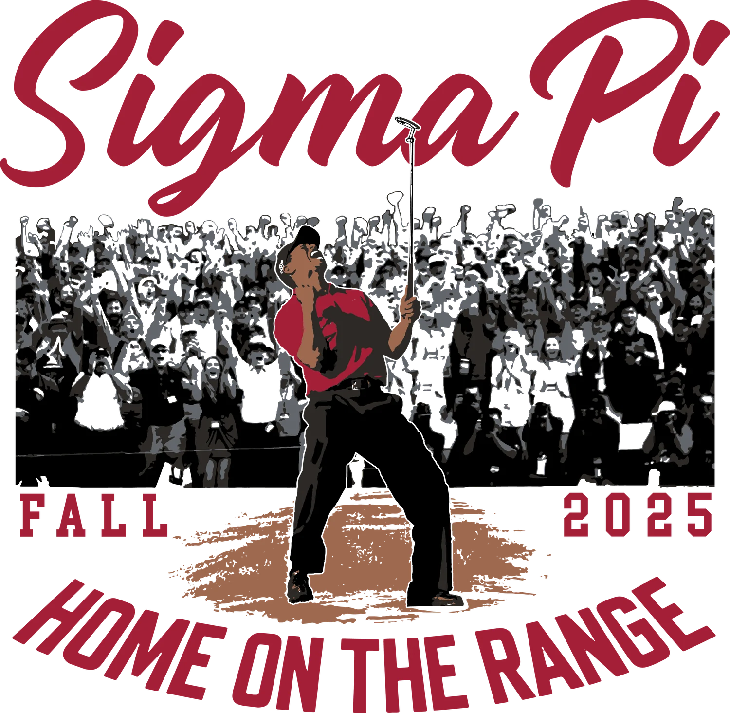 Sigma Pi Home on the Range back print artwork