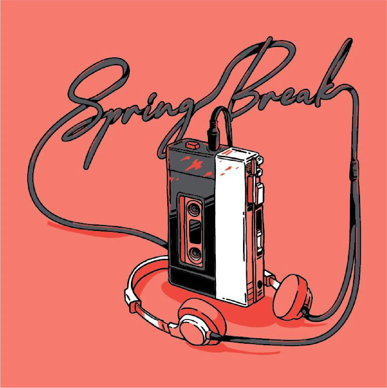 Sunday Break cassette tape illustration