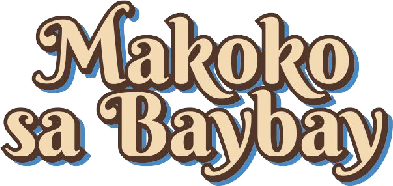 Makoko sa Baybay title lettering variation