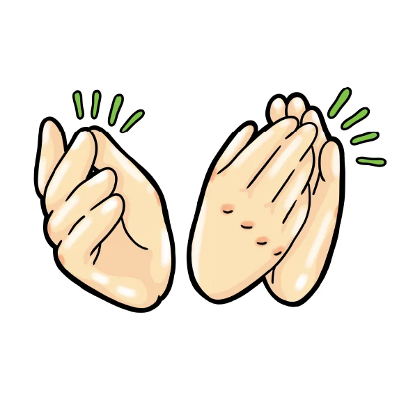 Clapping hands Twitch emote